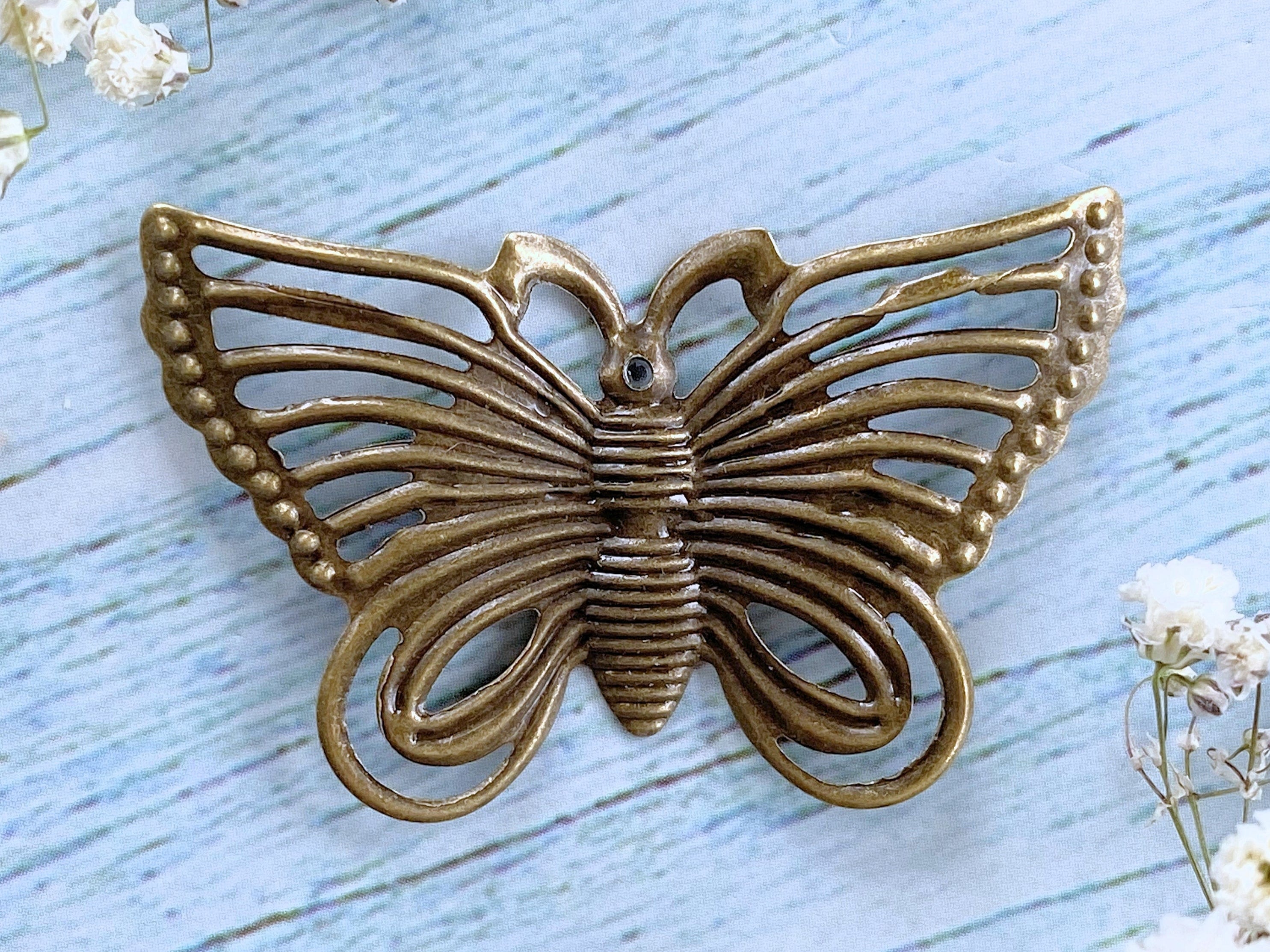 2pcs Metal Butterfly DIY Crafts Embellishments – Vialysa