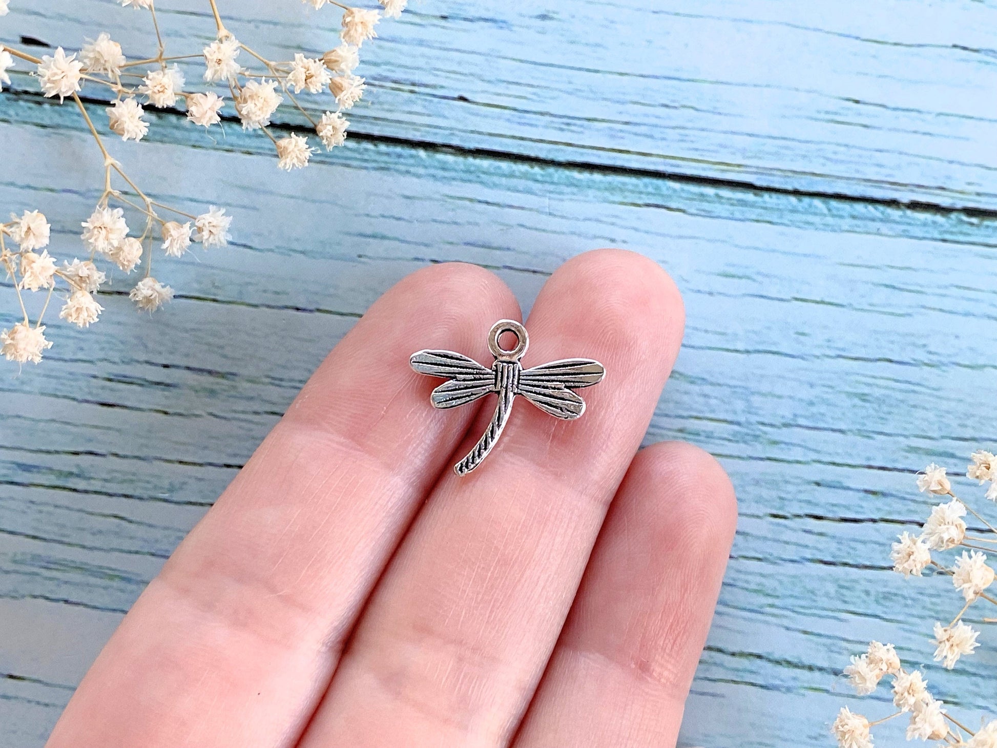 Charm Pendant 10pcs Miniature Dragonfly Pendants Jewelry Supplies Vialysa