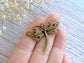 Charm Pendant 2pcs Dragonfly Charms for Assemblage Work Vialysa