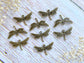 Charm Pendant 4pcs Vintage Dragonfly Metal Embellishments Vialysa
