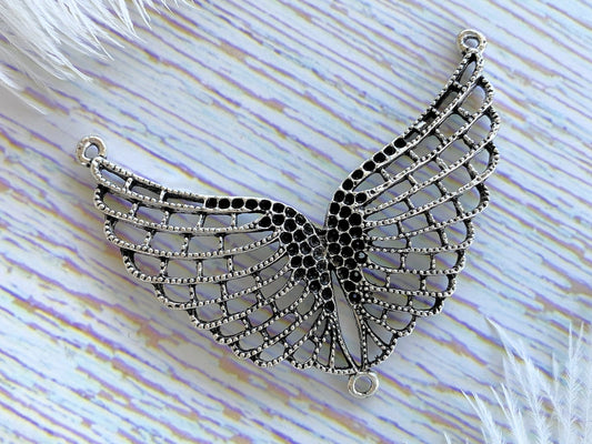 Charm Pendant Angel Wings Pendant Jewelry Connector Vialysa