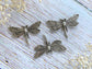 Charm Pendant Dragonfly Embellishment for Mixed Media Projects Vialysa