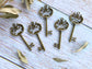 Charm Pendant Retro Steampunk Key Wall Art Embellishment Vialysa