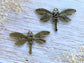 Charm Pendant Vintage Dragonfly Steampunk Charm Pendant Vialysa