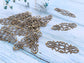 Filigree 10pcs Miniature Metal Crafting Embellishments Vialysa