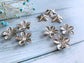 Filigree 10pcs Miniature Sunflower Metal Focals Vialysa