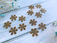 Filigree 15pcs Miniature Flower Jewelry Making Supplies Vialysa