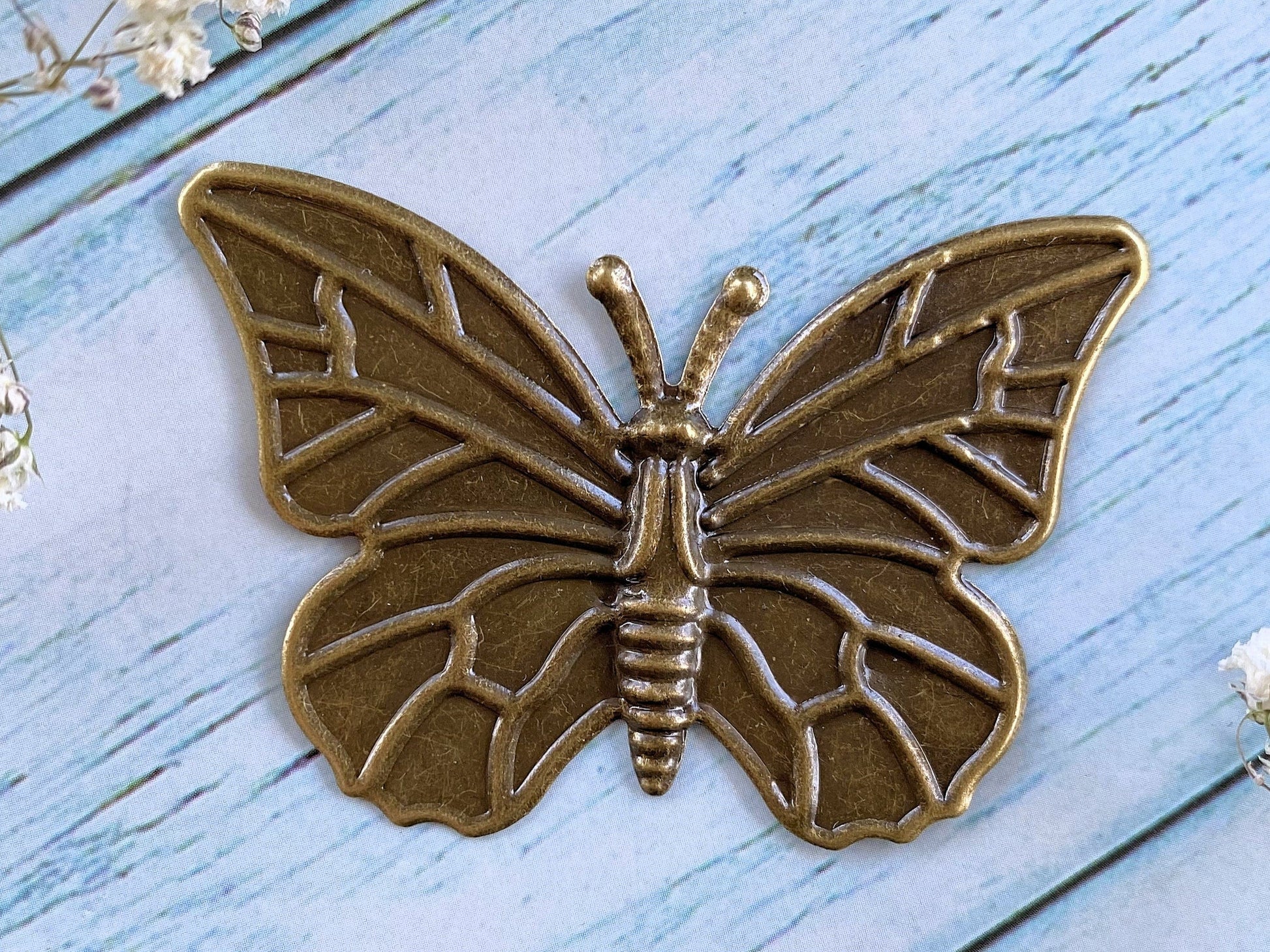 2pcs Metal Butterfly DIY Crafts Embellishments