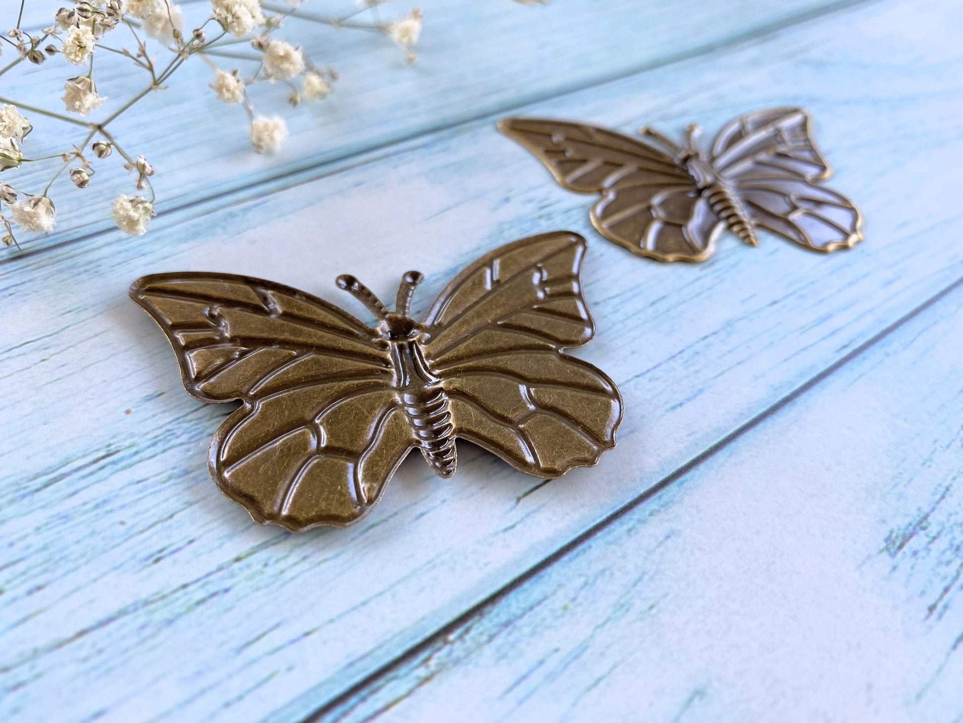 2pcs Metal Butterfly DIY Crafts Embellishments – Vialysa