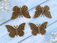Filigree 2pcs Metal Butterfly DIY Crafts Embellishments Vialysa