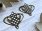 Filigree 3pcs Antique Bronze Earrings Making Charms Vialysa