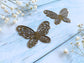 Filigree 3pcs Filigree Butterfly Vintage Snip Art Findings Vialysa