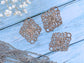 Filigree 3pcs Filigree Metal Geometric Embellishment Vialysa