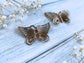 Filigree 4pcs Butterfly Metal Scrapbook Embellishments Vialysa