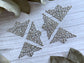 Filigree 4pcs Triangle Connectors for DIY Craft Supplies Vialysa