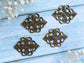 Filigree 4pcs Vintage Filigree Pattern Jewelry Components Vialysa