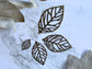Filigree Bronze - 4pcs 7pcs Set Carved Filigree Leaves Metal Embellish Vialysa