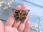 Filigree Vintage Butterfly Flower Charm Embellishment Vialysa